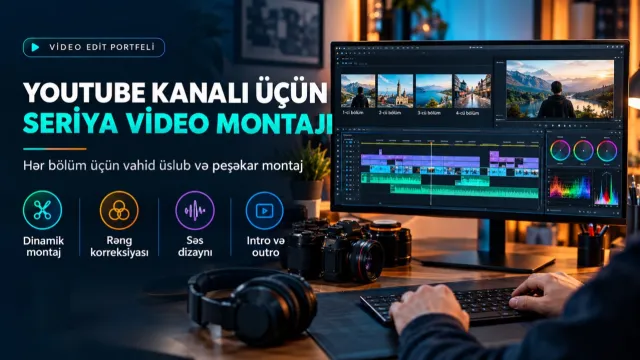 YouTube Kanalı üçün Seriya Video Montajı